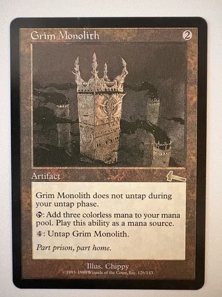 Коллекционная карточная игра MTG Grim Monolith