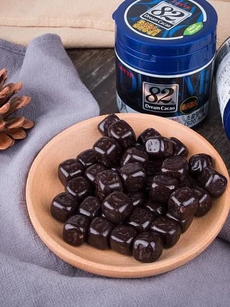 Горький Шоколад в кубиках ЛОТТЕ Дрим Какао 82% - 86 гр., LOTTE Dream Cacao, Корея