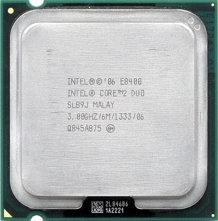Процессор Intel Core 2 Duo E8400 ( 3,0Ghz, 775, 6Mb, 2C/2T )