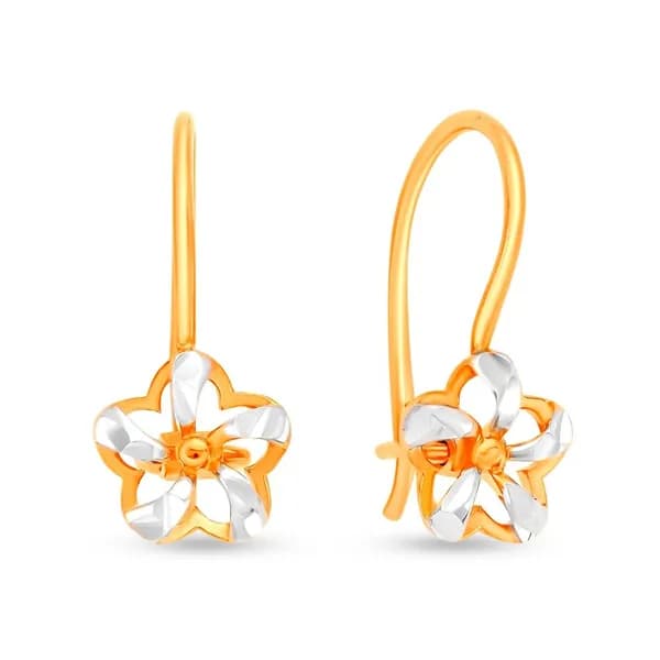 Серьги детские из красного золота 585 пробы 585GOLD