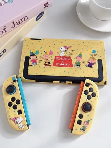Чехол для Nintendo Switch 2 2025, защитный кейс с подставкой, для игровой консоли Нинтендо Свитч 2, Snoopy