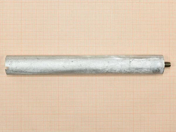 Анод магниевый M8, 200x25 мм, шпилька 10 мм