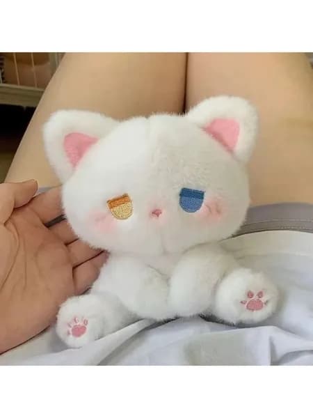 Мягкая игрушка кот 16 см, милый плюшевый котик, наполнитель холлофайбер