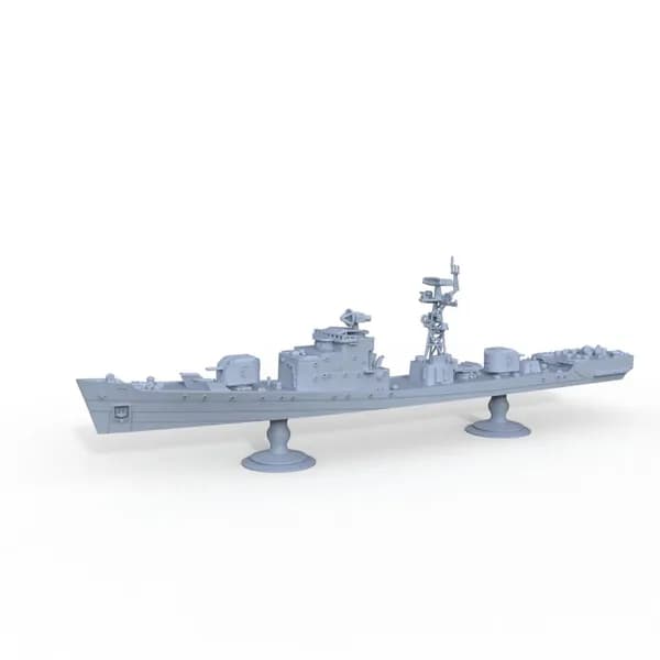 Военная модель, масштаб 1:2000 советский сторожевой корабль КР-7 (проект 35, тип Мирка, ватерлиния)