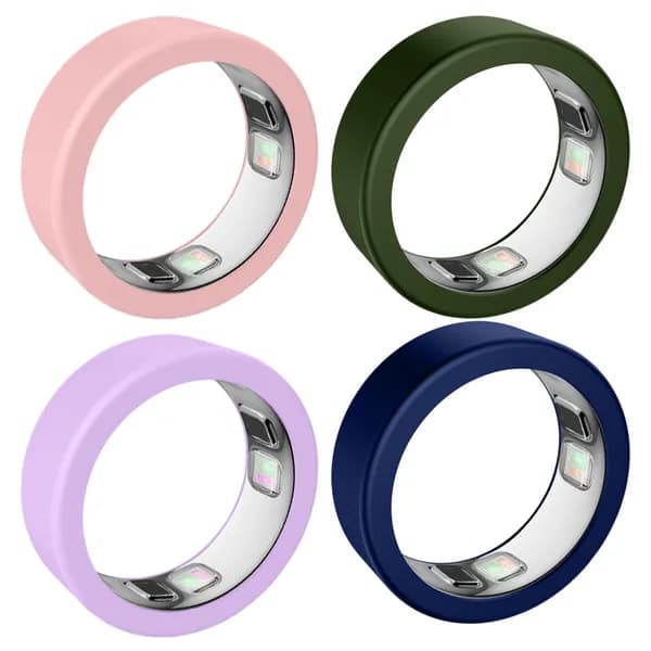 Чехол из силикона для умного кольца Oura Ring 5, тонкий, комплект из 4 штук