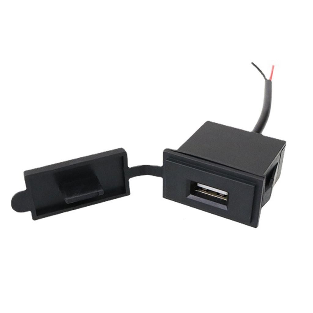 Мини-адаптер питания 12V/24V с одним USB 2.4A, водонепроницаемый, для автомобиля