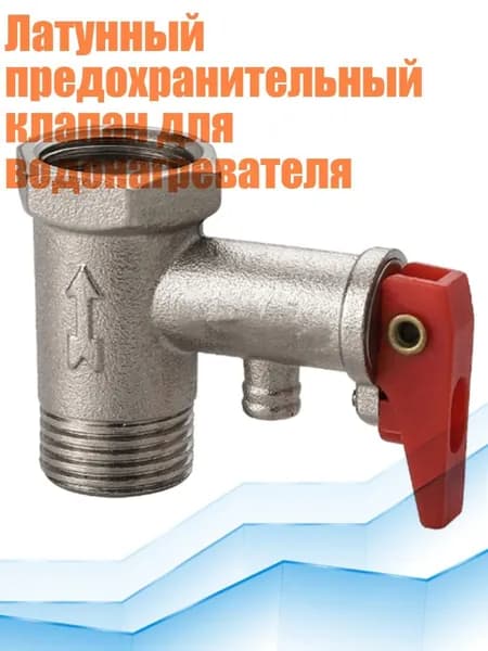 Латунный предохранительный клапан для водонагревателя