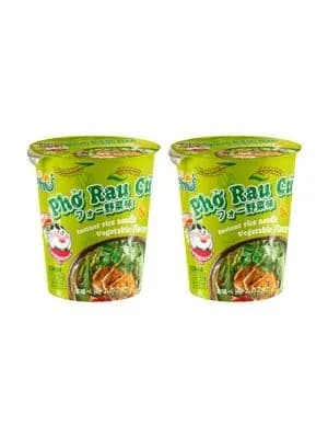 KING PHO Лапша рисовая быстрого приготовления, овощи, 61 г., 2 штуки.