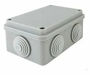 Распаячная коробка ОП 120х80х50мм, крышка, IP55, 6 вх.