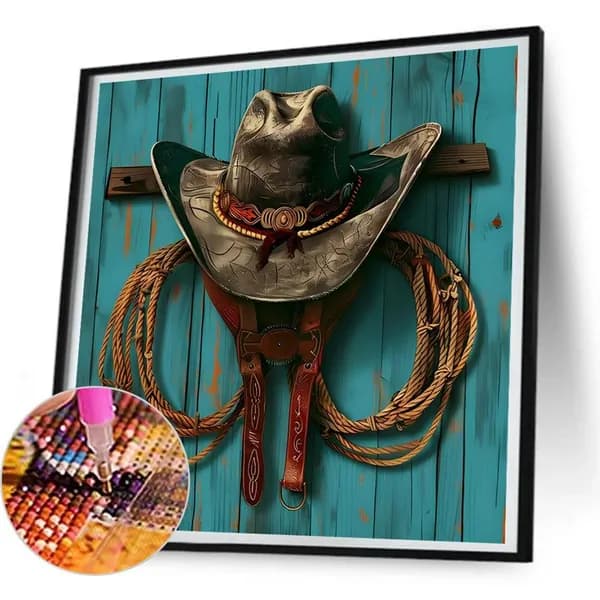 Диамантная картина Абстракция 30 30 см, DIY-набор с акриловыми стразами на холсте