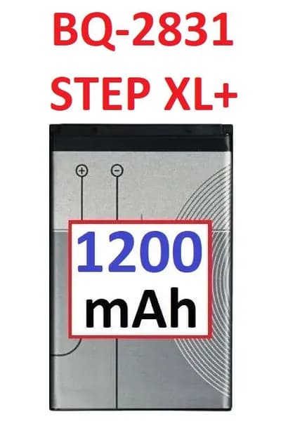 Мобильный телефон -Аккумулятор BQ-2831 STEP XL+ (УСИЛЕННЫЙ) на 1200 мАч, хаки, хром