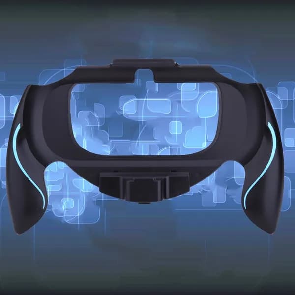 Синий игровой контроллер для PS Vita 1000 с подставкой