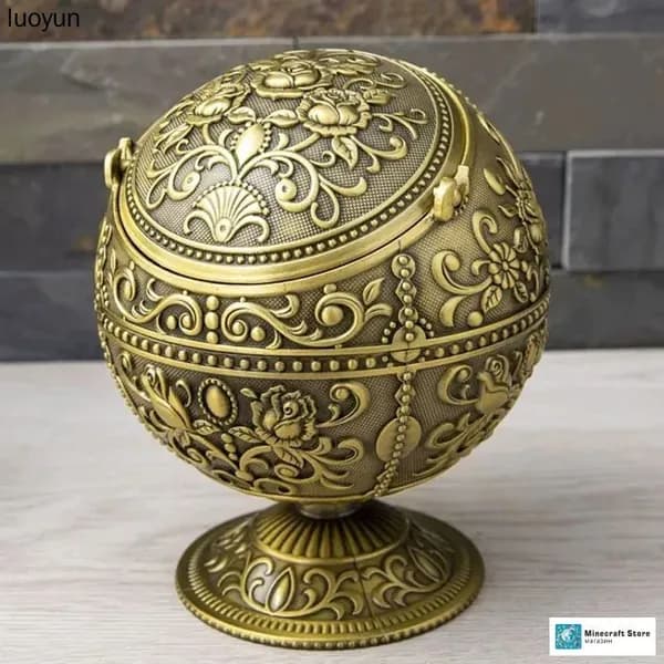 винтажная пепельница (с крышкой)