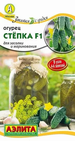Семена Огурец Степка F1 (10 семян) - Аэлита
