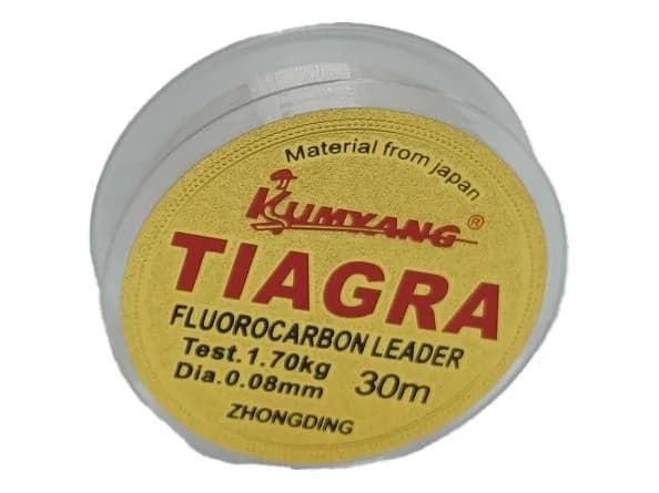Зимняя флюорокарбоновая леска Tiagra 0,08 30м