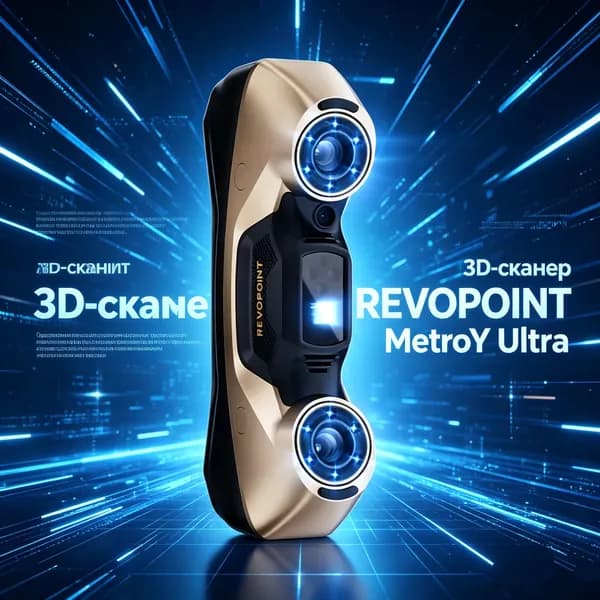 главный REVOPOINT MetroY Ultra Ручной 3D-сканер,Пять цветов Blu-ray, разрешение одного кадра 0,015 мм, совместимость с Windows/macOS(Стандартная версия)