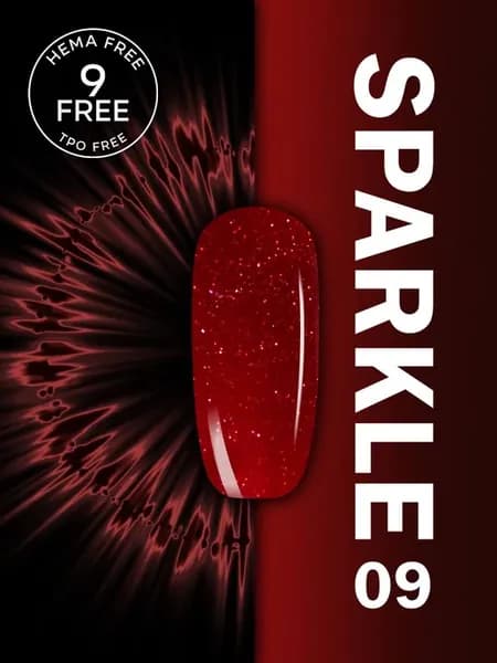 Гель лак для ногтей SPARKLE 09, 10 мл