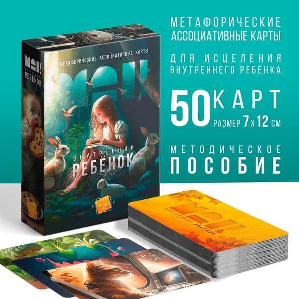 Метафорические карты "Внутренний ребёнок"/ Ассоциативные МАК карты