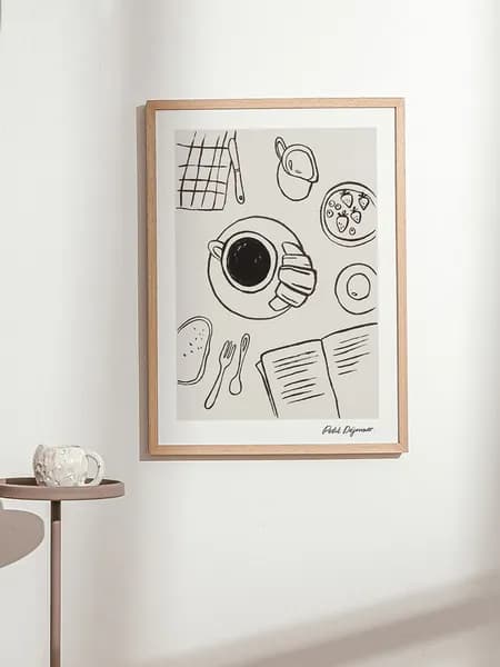 OTS HOME Постер "Coffe", 40 см х 30 см