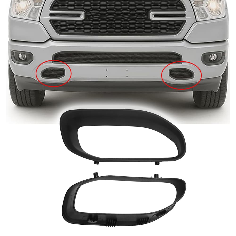 Комплект ободков для буксировочного крюка бампера Dodge Ram