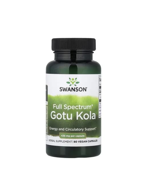 Готу Кола 450 мг для мозга и памяти, Gotu Kola 60 кaпсул