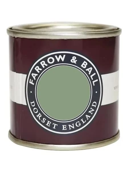 Краска для мебели и декора ультраматовая, меловая краска Farrow & Ball Estate Emulsion цвет 77 Suffield Green, 100 мл
