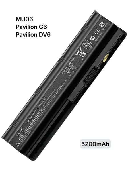 Аккумулятор для HP MU06, Pavilion G6, Pavilion DV6, Pavilion DV7, Pavilion G7, G62, Envy 17 655 630 650 635 G72 250 G1 Pavilion DM4 Pavilion 2000 Pavilion DV3 Compaq Presario CQ57 CQ58 255 G1