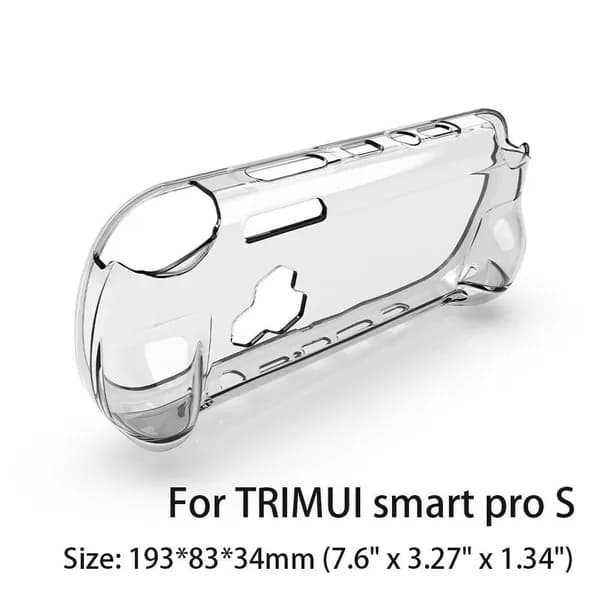 Защитный чехол для портативной игровой консоли TRIMUI SMART PRO S из ТПУ, гибкий противоударный