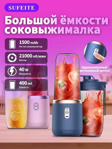 Соковыжималка электрическая для цитрусовых E2D6615A503D4E339990B5C7CE6A78A1, темно-синий