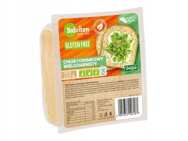 Цельнозерновой хлеб Balviten без глютена 3 шт x 250г