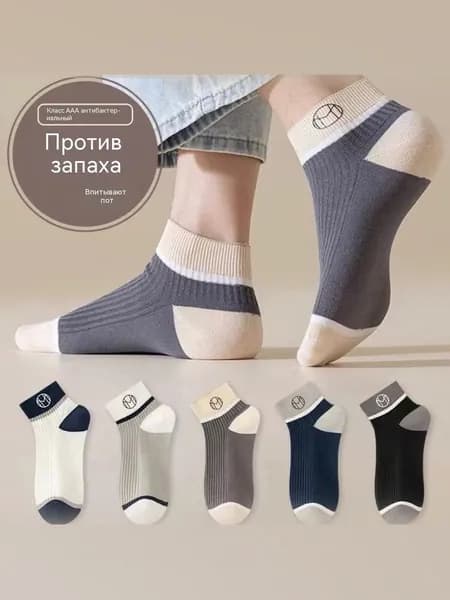 Носки мужские, 5 пар