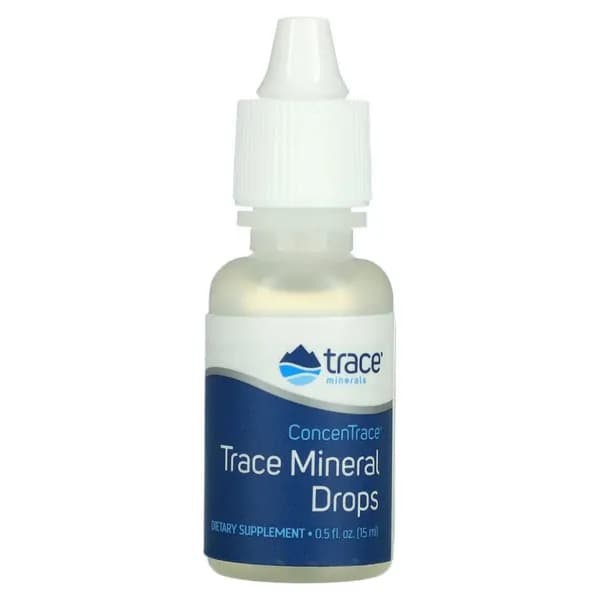Пищевая добавка, Веганские капли с микроэлементами Trace Mineral Research ConsenTrace Trace Minerals Drops 0,5 oz (15ml)