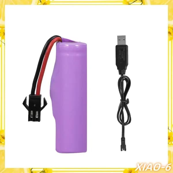 3.7V 500mAh Литиевая батарея для 1/28 2.4GHz радиоуправляемого трюкового автомобиля, высокая мощность, удобная зарядка