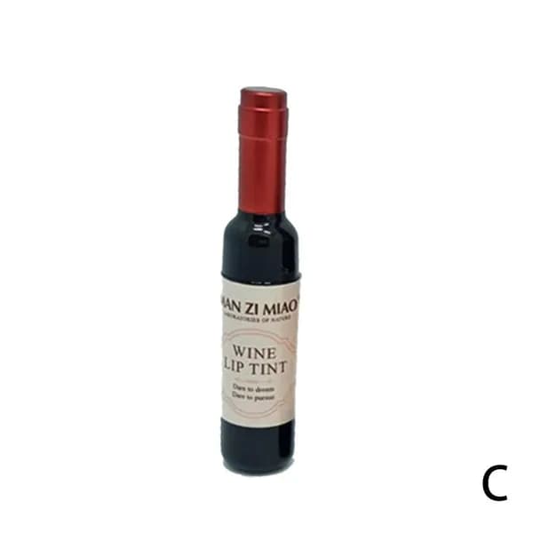 Блеск - тинт для губ в виде винных бутылок Magic wine Lip Tint, подарочный набор