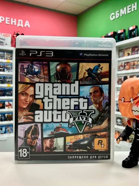 Игра PS3 Grand Theft Auto V. Товар уцененный