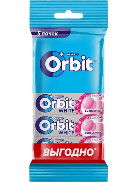 Жевательная резинка Bubblemint, 13,6г