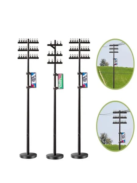 миниатюрная модель телеграфного столба 3pcs1/42 для украшения стола из песка