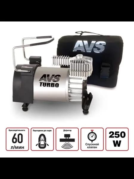 Компрессор автомобильный KS600 60 л мин 10 Атм, 12V, 80503