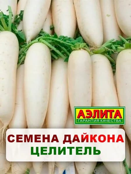 Семена дайкон "Целитель", 1 г, для дома, дачи и огорода, дайкон из семян, в открытый грунт