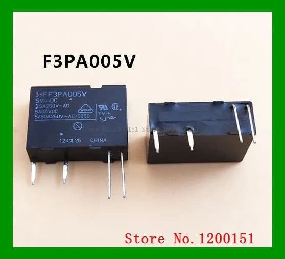 F3PA005V 5VDC 5A реле DIP-