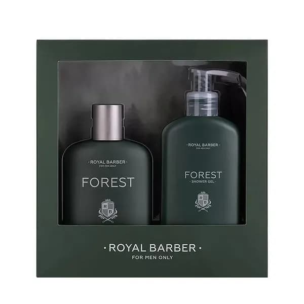 ROYAL BARBER Набор Forest, Парфюмерная вода, спрей 100 мл + гель для душа, 200 мл