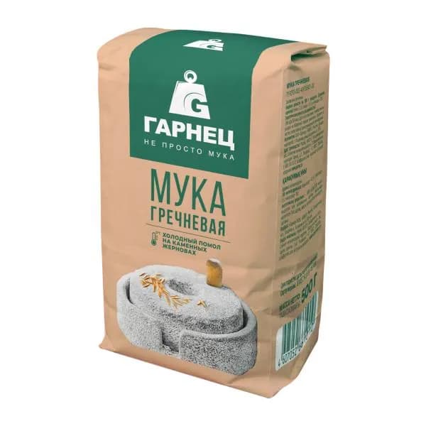 Мука Гарнец Гречневая 500г