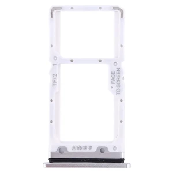 Лоток для SIM-карты + лоток для SIM-карты / лоток для Micro SD карты для Xiaomi Mi CC9 (серебристый)