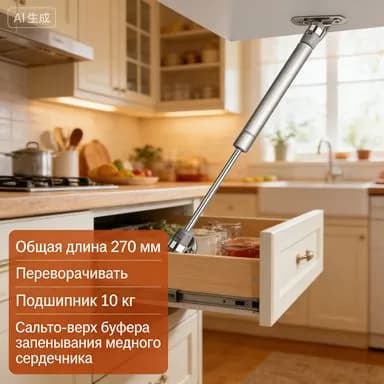 Термопривод для теплиц270 х 15мм, Сталь, 1 шт