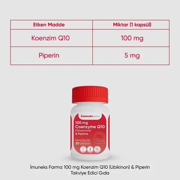 Imuneks Farma Коэнзим Q10 100 мг 30 капсул