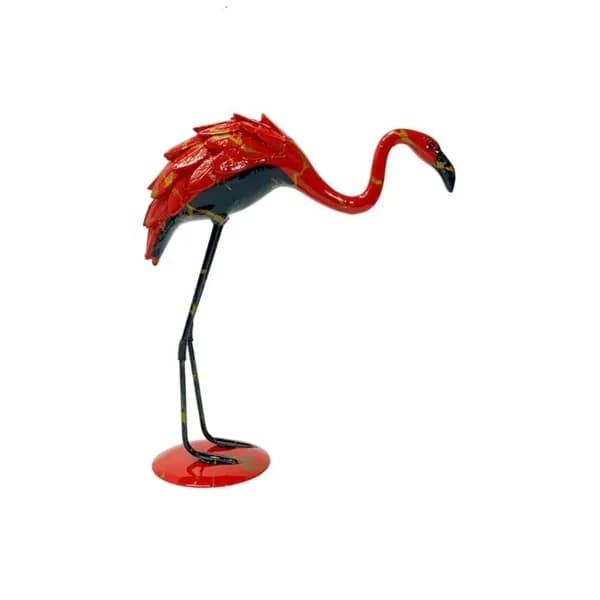 Статуэтка фламинго из смолы, - 01