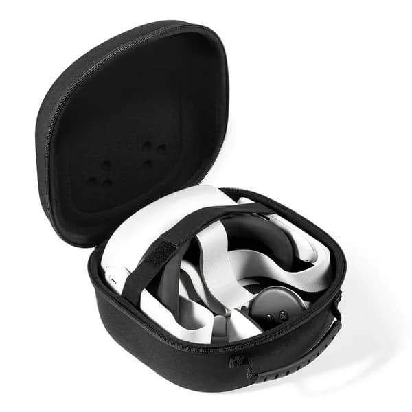 Чехол для VR-гарнитуры Meta Quest 3S из оксфордской ткани чёрного цвета