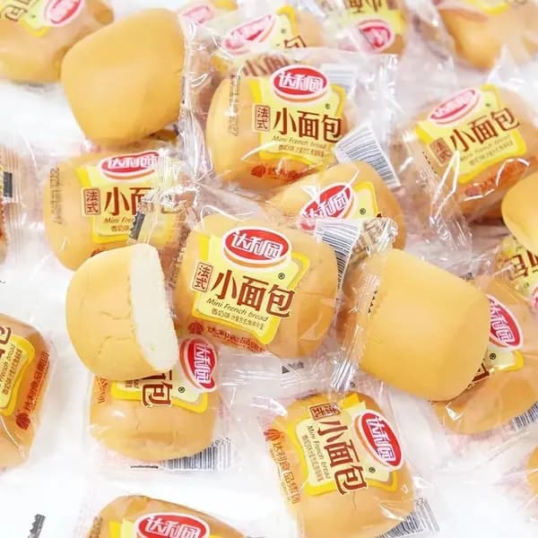 Французские мини-булки Daliyuan, 15 штук общим весом 230 г, мягкая выпечка для быстрого завтрака