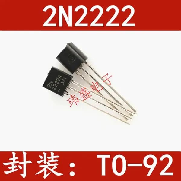 100 шт. 2N2222 2222 TO92 0.6A/30V 2N2222A Электроника чип