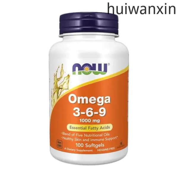 Омега 3-6-9 NOW Omega 3 6 9 1000 мг, 100 гелевых капсул